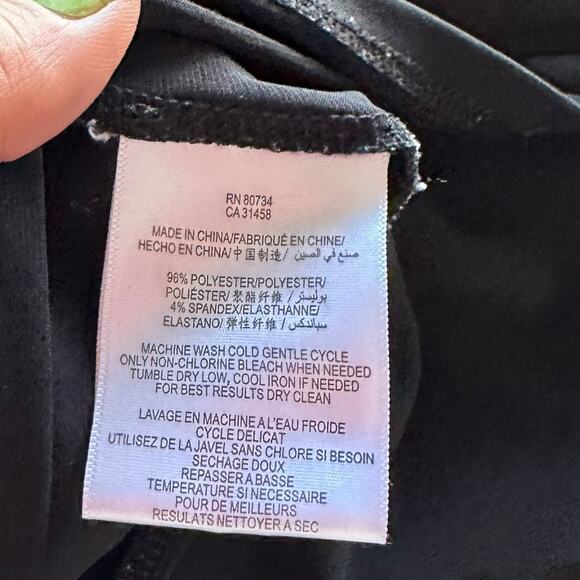 Womens Dress Size Large Black Witchy Goth Whimsigoth Dark Academic Classic - Picture 9 of 10